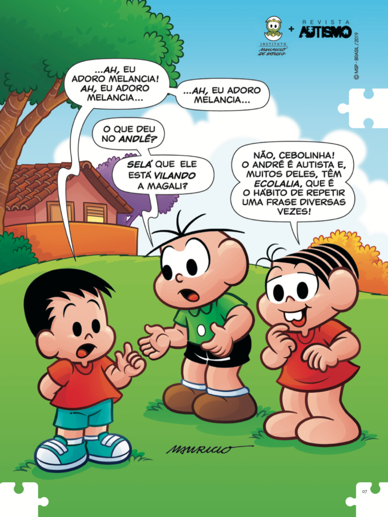 André é o personagem autista da Turma da Mônica — Instituto Maurício de Sousa + Revista Autismo