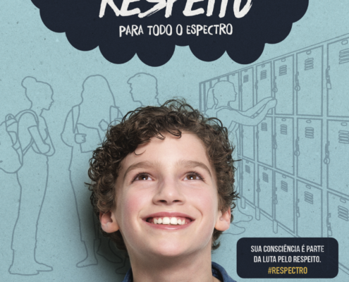 Cartaz da campanha nacional 2020 da Revista Autismo para o Dia Mundial de Conscientização do Autismo
