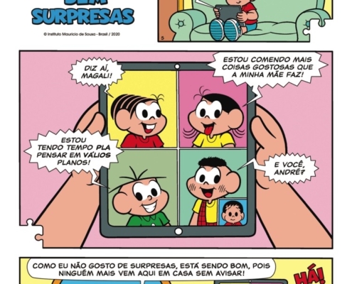 André e a Turma da Mônica em: Sem surpresas — Revista Autismo