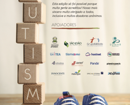 Contracapa da Revista Autismo edição número 9 de junho/2020
