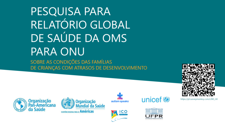 Pesquisa para Relatório Global de Saúde da OMS — Revista Autismo