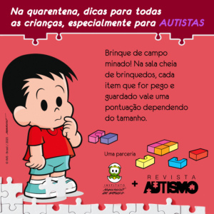 Dica de atividade com André, da Turma da Mônica - Canal Autismo / Revista Autismo