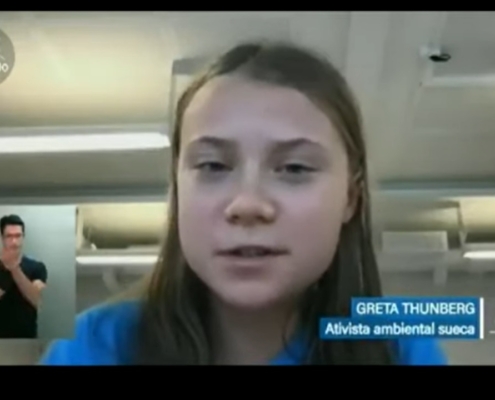 Greta Thumberg critica postura ambiental do Brasil em sessão no Senado — Canal Autismo / Revista Autismo