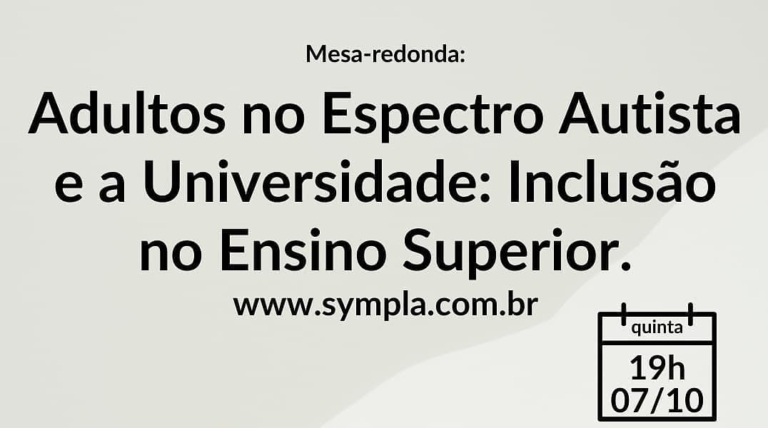 Evento gratuito discute acessibilidade para autistas no ensino superior