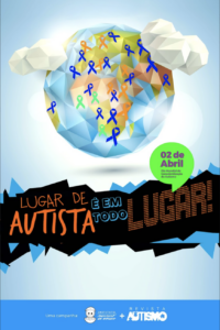 Banner vertical da campanha 2022 para o Dia Mundial de Conscientização do Autismo - Canal Autismo / Revista Autismo