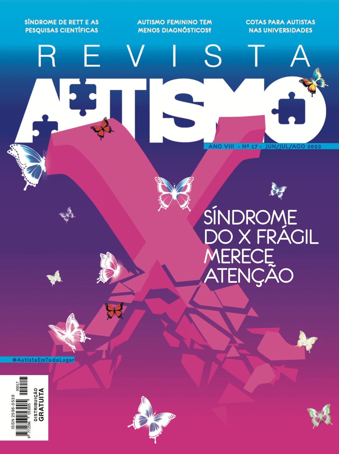 Capa da Revista Autismo nº 17 — jun/jul/ago.2022