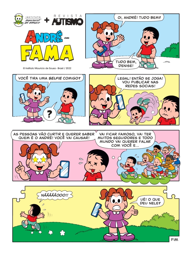 HQ do André e a Turma da Mônica: "Fama" — Canal Autismo / Revista Autismo