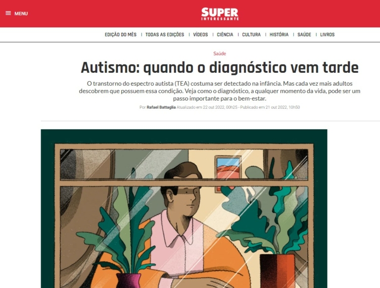 Superinteressante aborda diagnóstico tardio de autismo — Canal Autismo / Revista Autismo