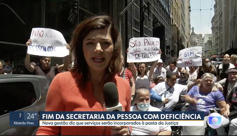 Novo governador de SP enfrenta 1º protesto motivado pelo fim de secretaria da pessoa com deficiência — Canal Autismo / Revista Autismo