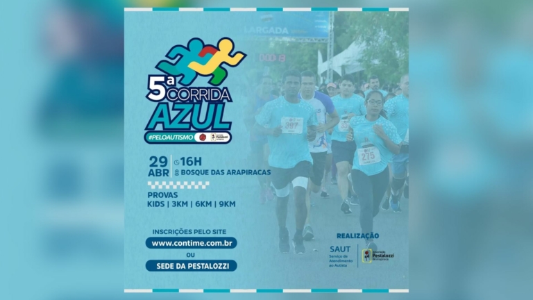 Pestalozzi em Alagoas anuncia corrida sobre autismo — Canal Autismo / Revista Autismo