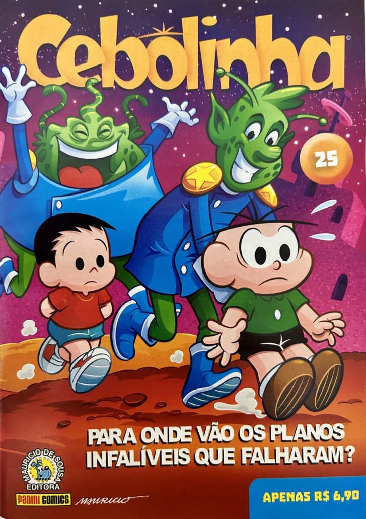 Gibi Cebolinha de fev.2023 traz André na capa — Canal Autismo / Revista Autismo