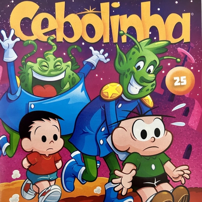 Gibi Cebolinha de fev.2023 traz André na capa — Canal Autismo / Revista Autismo