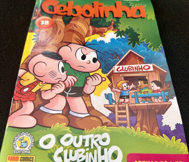 André está na capa do gibi Cebolinha nº 28 — Canal Autismo / Revista Autismo