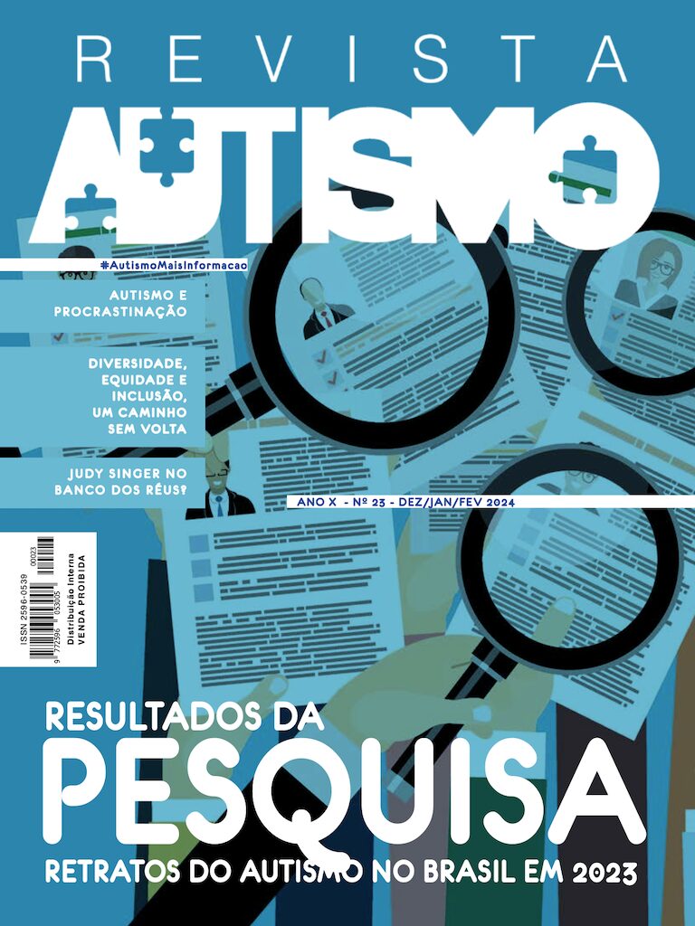 Revista Autismo, edição número 23, do trimestre (dezembro.2023, janeiro/fevereiro.2024).