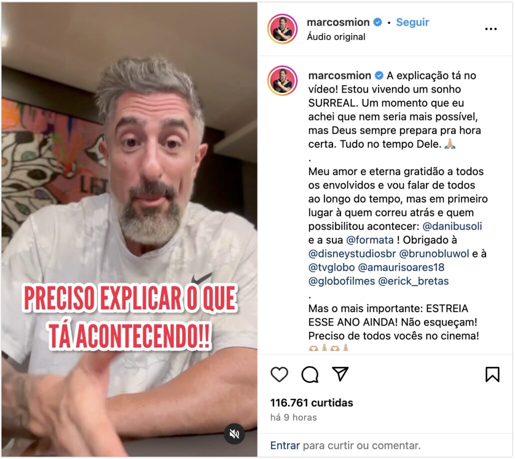 Marcos Mion começa filmagens de seu filme sobre autismo — Canal Autismo / Revista Autismo 