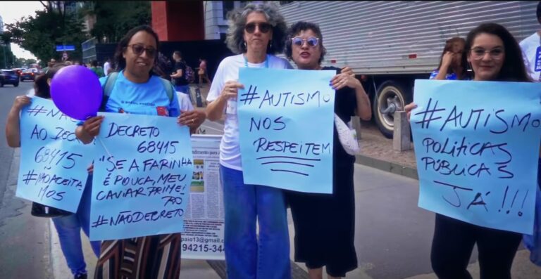 Ato e caminhada na Paulista: conscientização e clamor por respeito aos direitos dos autistas — Canal Autismo / Revista Autismo