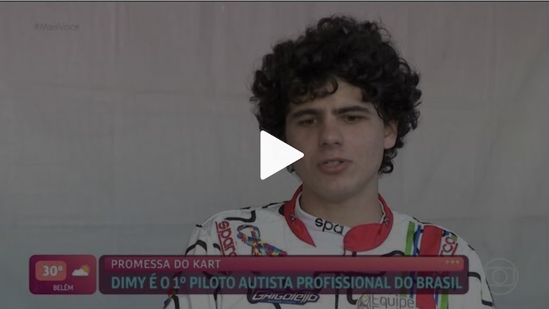 Primeiro piloto autista profissional do país, Dimy Kalinowski é destaque no Mais Você — Canal Autismo / Revista Autismo