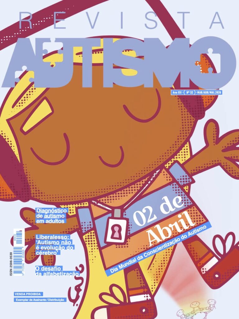 Capa da Revista Autismo, edição número 32, para o trimestre de mar/abr/mai.2026